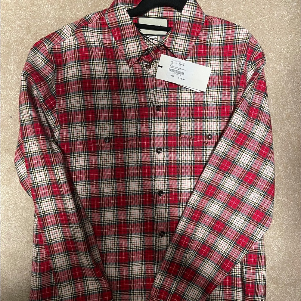 Original Saks 5th Ave purchase, Gucci long sleeve button up ,Size 50